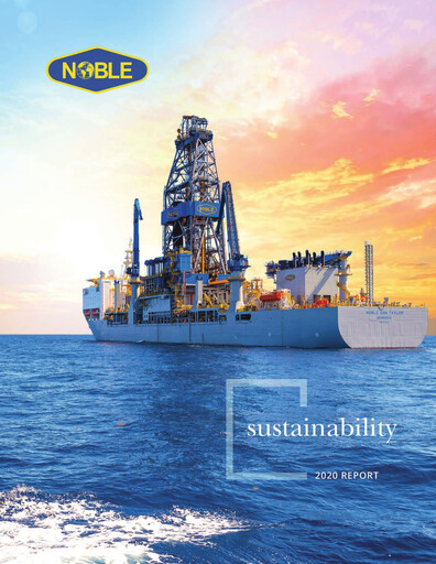 Thumbnail Noble Corporation
 Sustainability Report 2020