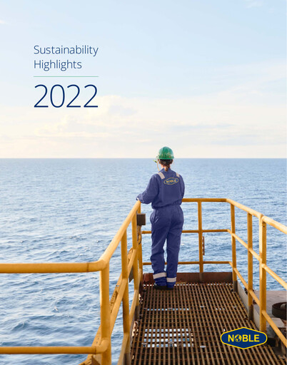 Thumbnail Noble Corporation
 Sustainability Report 2022