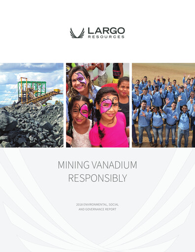 Thumbnail Largo ESG Report 2018
