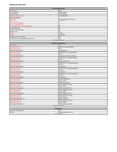 Thumbnail Karooooo Annual Report 2023