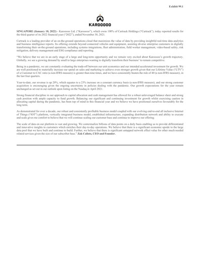 Thumbnail Karooooo Quarterly Report 2022-q3