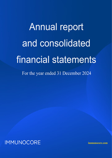 Thumbnail Immunocore Annual Report 2024