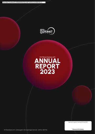 Thumbnail 5th Planet Games Annual Report 2023