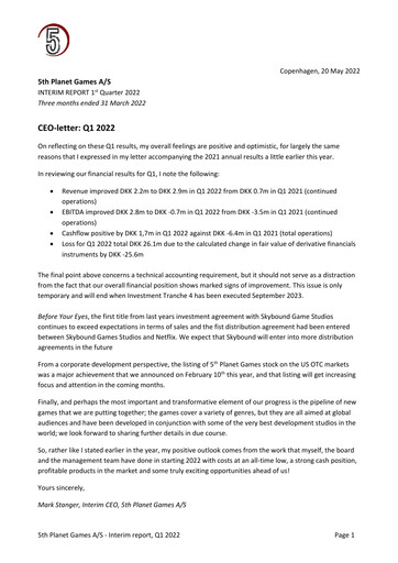 Thumbnail 5th Planet Games Quarterly Report 2022-q1