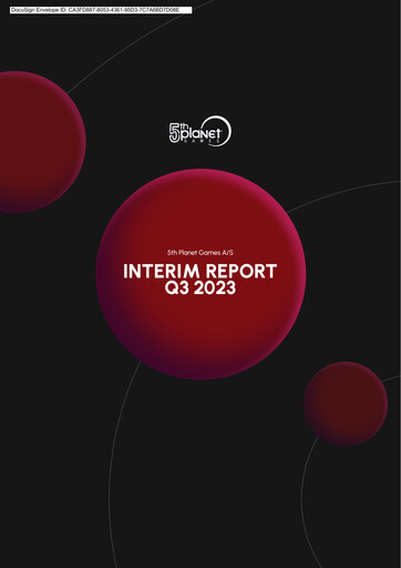 Thumbnail 5th Planet Games Quarterly Report 2023-q3