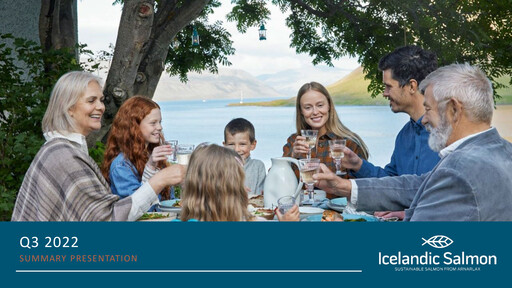 Thumbnail Arnarlax (Icelandic Salmon) Quarterly Report 2022-q3