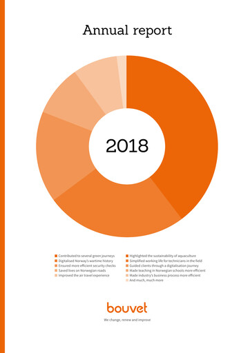 Thumbnail Bouvet Annual Report 2018