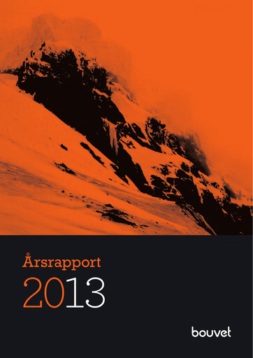 Thumbnail Bouvet Annual Report 2013