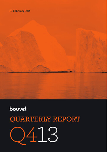 Thumbnail Bouvet Quarterly Report 2013-q4
