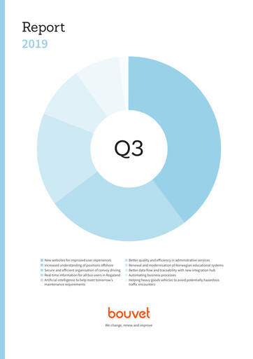 Thumbnail Bouvet Quarterly Report 2019-q3