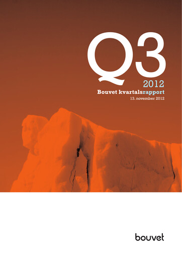 Thumbnail Bouvet Quarterly Report 2012-q3