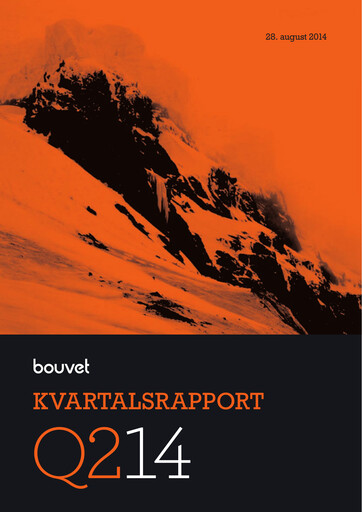 Thumbnail Bouvet Quarterly Report 2014-q2