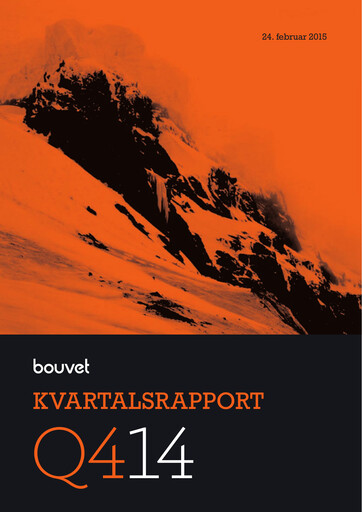 Thumbnail Bouvet Quarterly Report 2014-q4