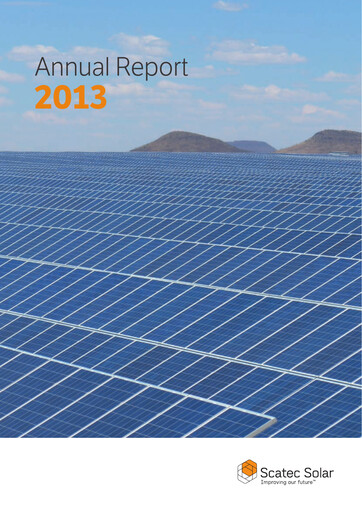 Thumbnail Scatec ASA Annual Report 2013