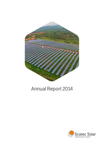Thumbnail Scatec ASA Annual Report 2014