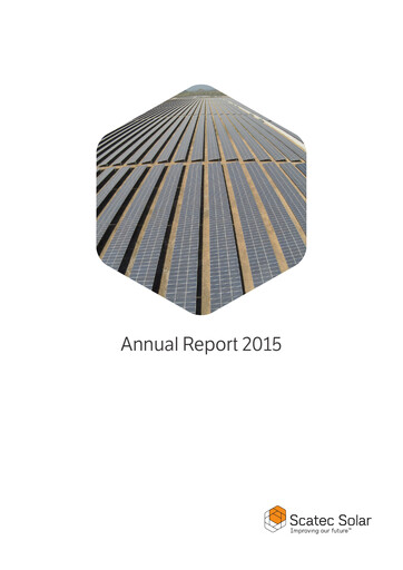 Thumbnail Scatec ASA Annual Report 2015