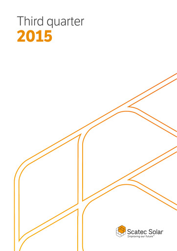 Thumbnail Scatec ASA Quarterly Report 2015-q3