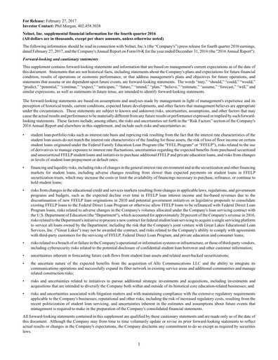 Thumbnail Nelnet Quarterly Report 2016-q4