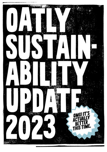 Miniature Oatly Rapport de durabilité 2023