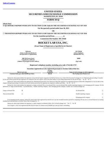 Thumbnail Rocket Lab Quarterly Report 2023-q2