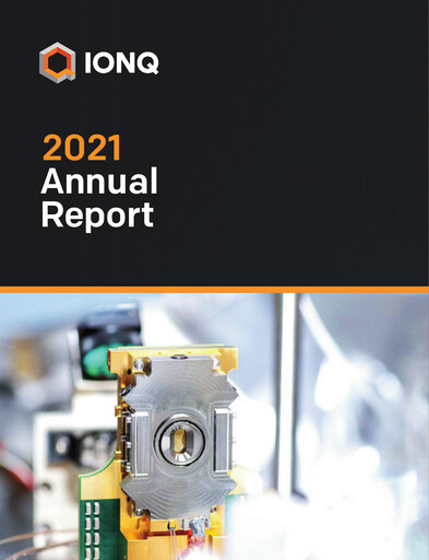 Miniature IonQ Rapport annuel 2021