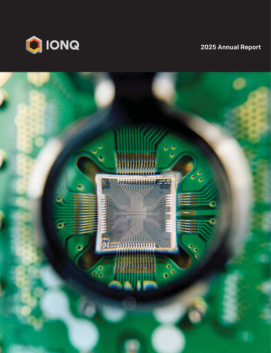 Miniature IonQ Rapport annuel 2025