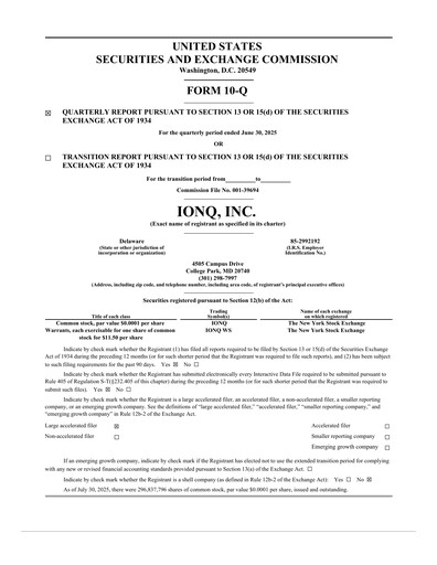 Thumbnail IonQ Quarterly Report 2025-q2