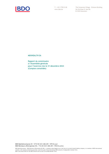 Thumbnail MDxHealth Financial Statement 2024