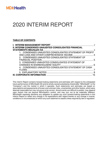 Thumbnail MDxHealth Half-year Report 2020-h1