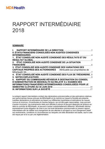 Thumbnail MDxHealth Half-year Report 2018-h1
