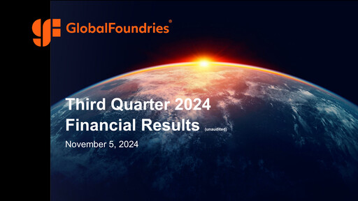Thumbnail GlobalFoundries Quarterly Report 2024-q3