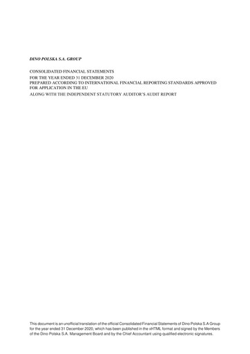 Vorschaubild Dino Polska Finanzmitteilung 2020