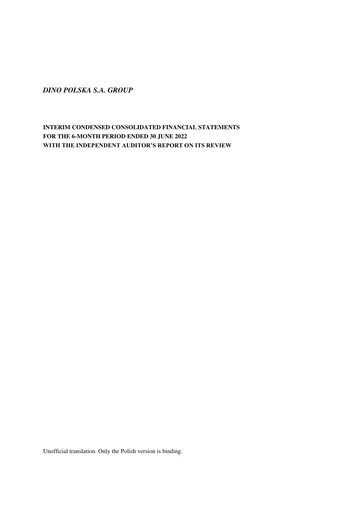 Vorschaubild Dino Polska Finanzmitteilung 2022-h1