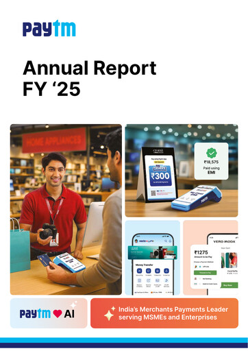 Thumbnail Paytm Annual Report fy2025