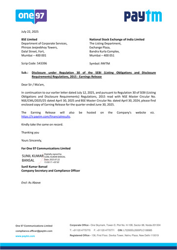 Thumbnail Paytm Quarterly Report 2026-q1