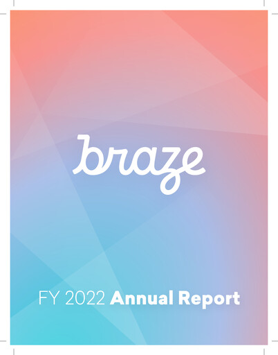 Miniature Braze Rapport annuel 2022