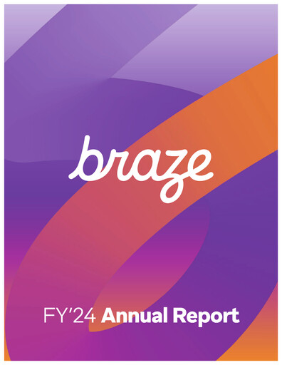 Miniature Braze Rapport annuel 2024