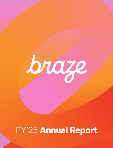 Miniature Braze Rapport annuel 2025