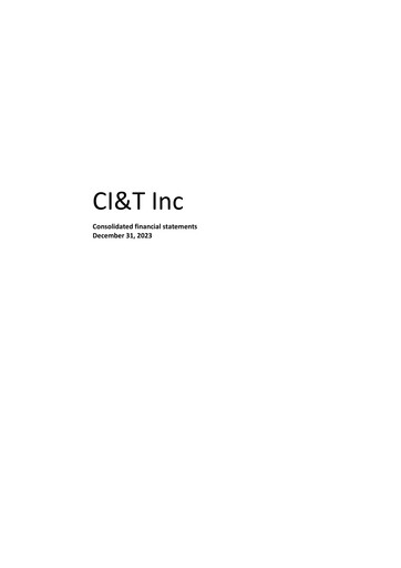 Thumbnail CI&T Financial Statement 2023