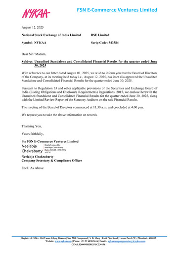 Thumbnail Nykaa Quarterly Report 2025-q1