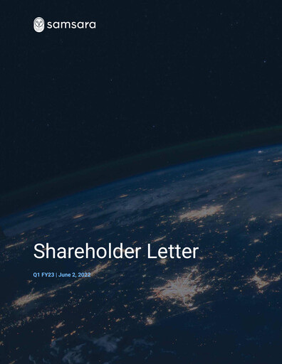 Thumbnail Samsara Quarterly Report 2023-q1