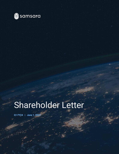 Thumbnail Samsara Quarterly Report 2024-q1