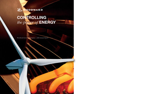 Thumbnail Woodward Annual Report 2008