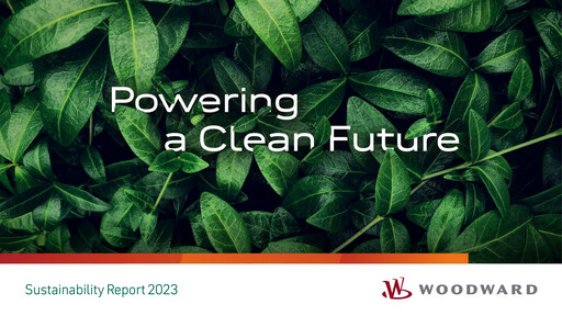Thumbnail Woodward Sustainability Report 2023