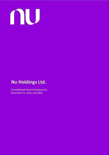 Thumbnail Nu Holdings Financial Statement 2021