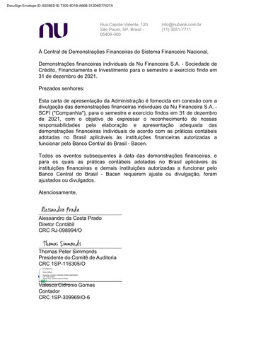 Thumbnail Nu Holdings Financial Statement 2021