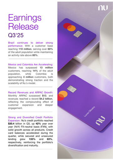 Thumbnail Nu Holdings Quarterly Report 2025-q3