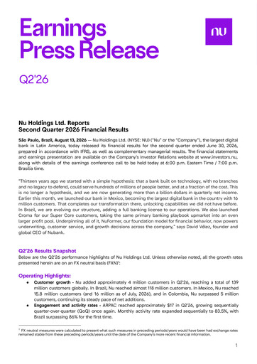 Thumbnail Nu Holdings Quarterly Report 2026-q2