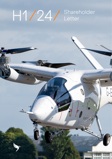 Miniature Vertical Aerospace Rapport semestriel 2024-h1