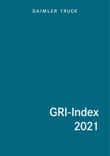 Thumbnail Daimler Truck ESG Report 2021